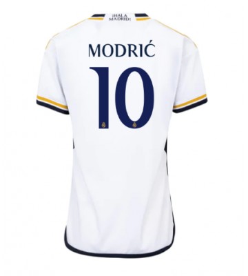 Real Madrid Luka Modric #10 Replica Home Stadium Shirt for Women 2023-24 Short Sleeve